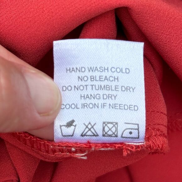 Lovers & Friends Revolve Angeli Wide Leg High Rise Pants XS Belted Office Chic - Picture 11 of 12